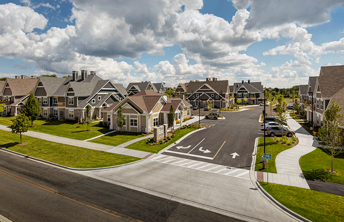 Skender Completes Construction of The Villas of Lake in the Hills