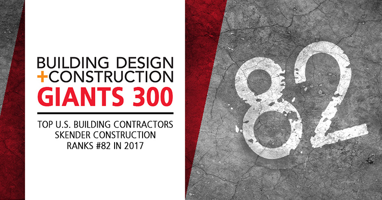 Skender Ranks Among Nation’s Top 100 Contractors