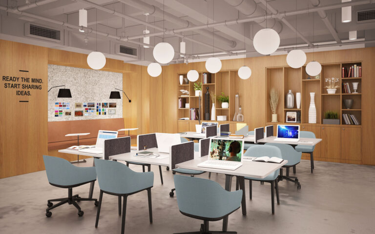 Skender starts interior construction of coworking firm Spaces' Chicago HQ