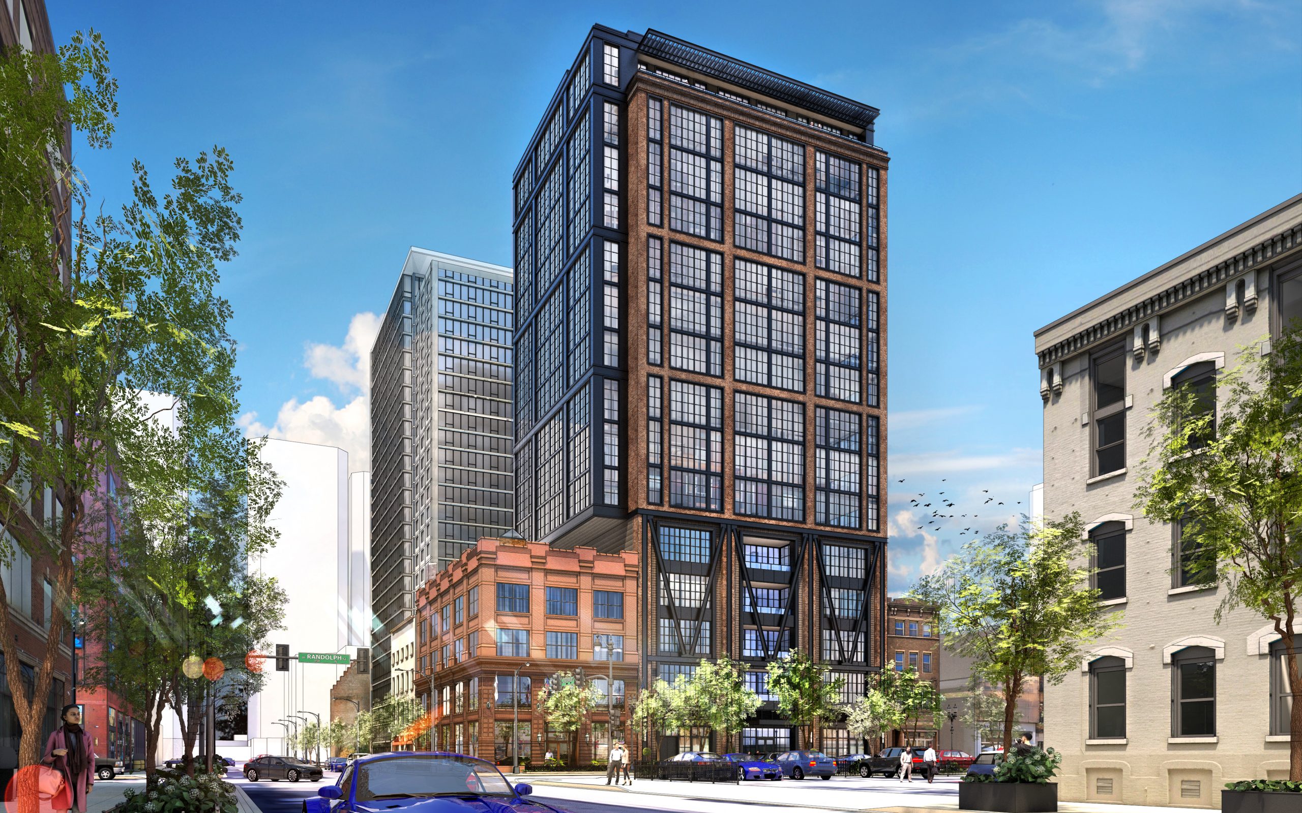 609 W Randolph Begins Construction in Chicago’s West Loop Gate