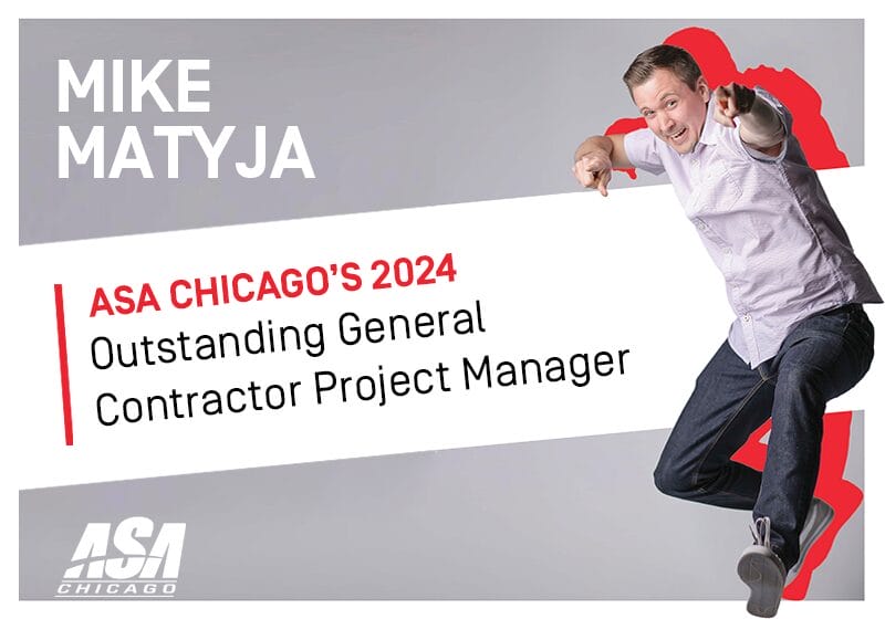 Skender’s Mike Matyja Named 2024 Outstanding General Contractor Project Manager by ASA Chicago